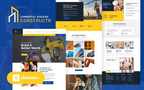 Constructr - Construction Industry WordPress Elementor Theme theme free